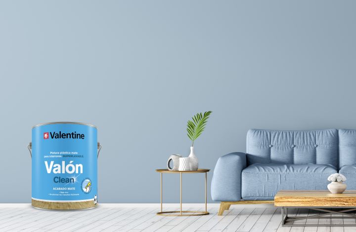 PINTURA ACUOSA SUPERLAVABLE PARA EL PINTADO DE PAREDES INTERIORES.