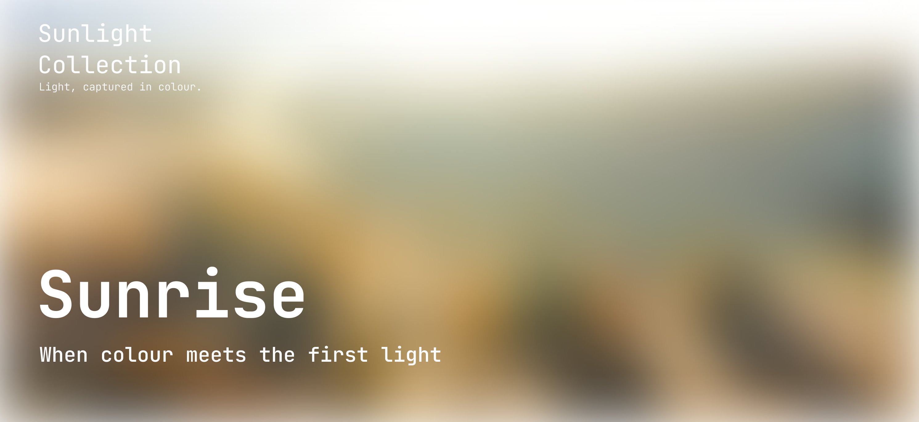 Banner Header Sunrise