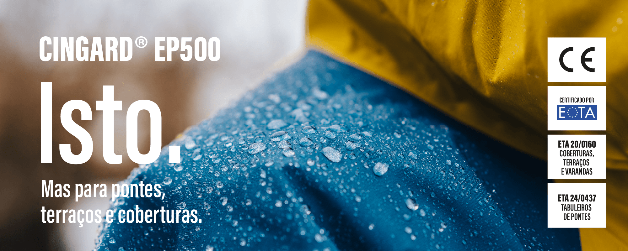 Banner Slide Isto - CINGARD EP500