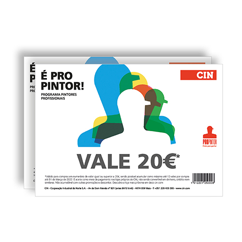 Vales CIN 20€ (Pack 2)